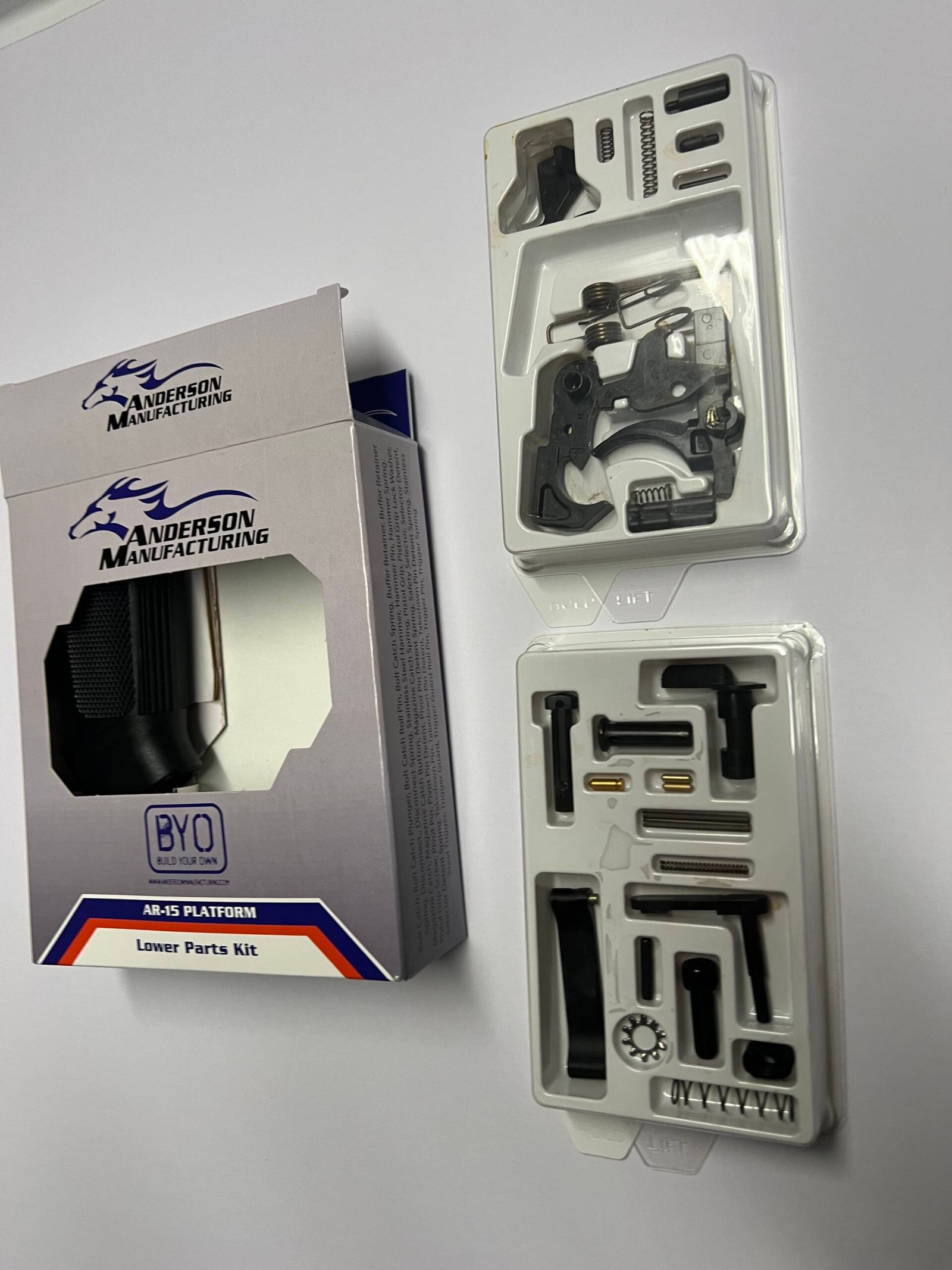 Lower Parts Kit Ar 15, Black Trigger 2 (2)