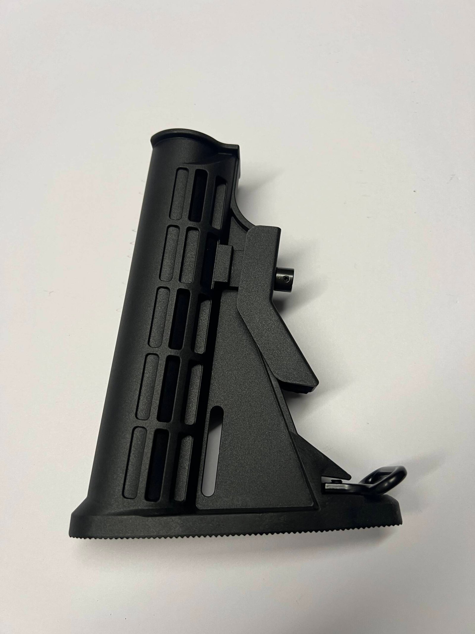 Mil Spec Adjustable Stock W Sling Adapter, Black (1)